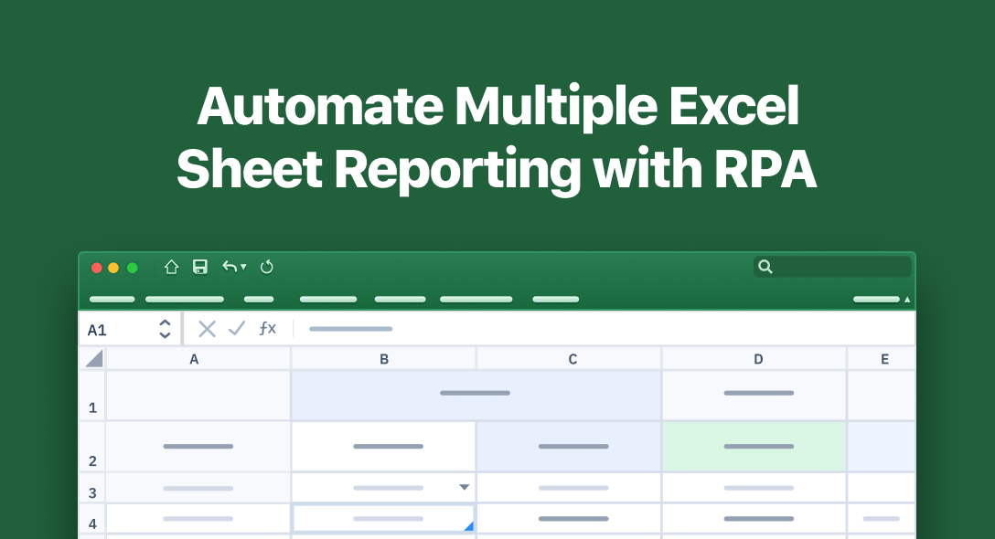Automate Multiple Excel Sheet Reporting with RPA