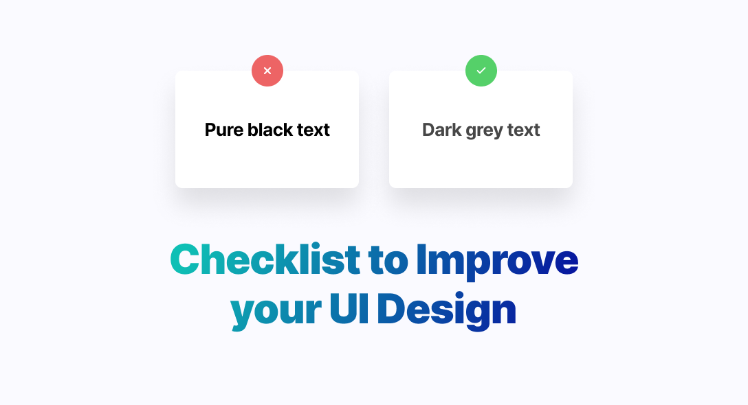 Checklist to Improve your UI Design
