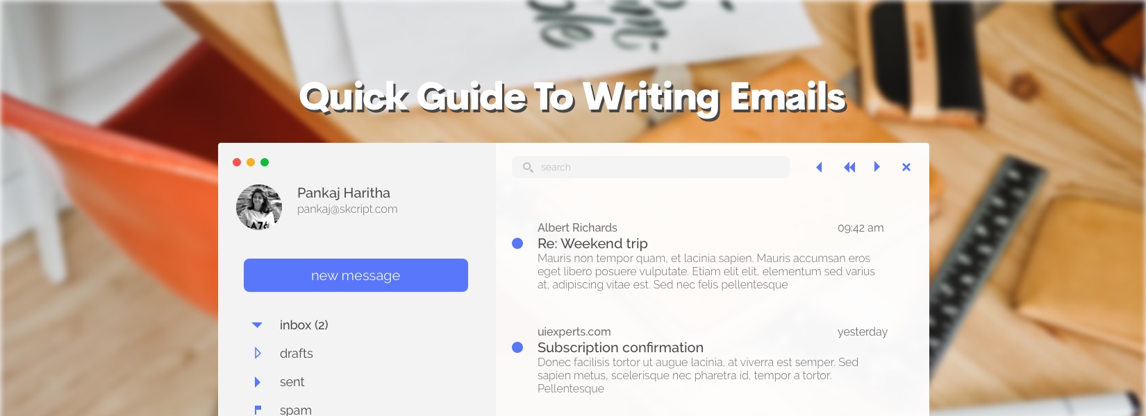Quick Guide To Writing Emails