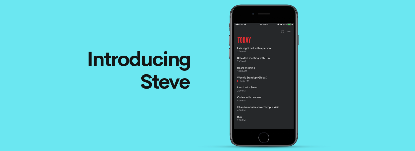 Steve - The simplest calendar app money can buy for iOS