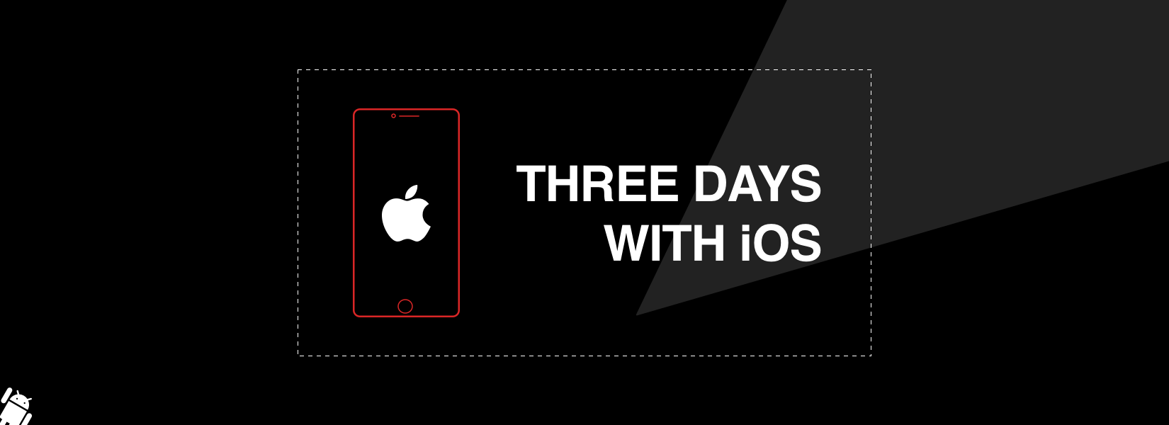 3 days with iOS - the Android user's perspective